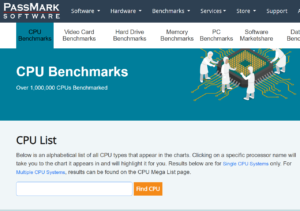Passmark search